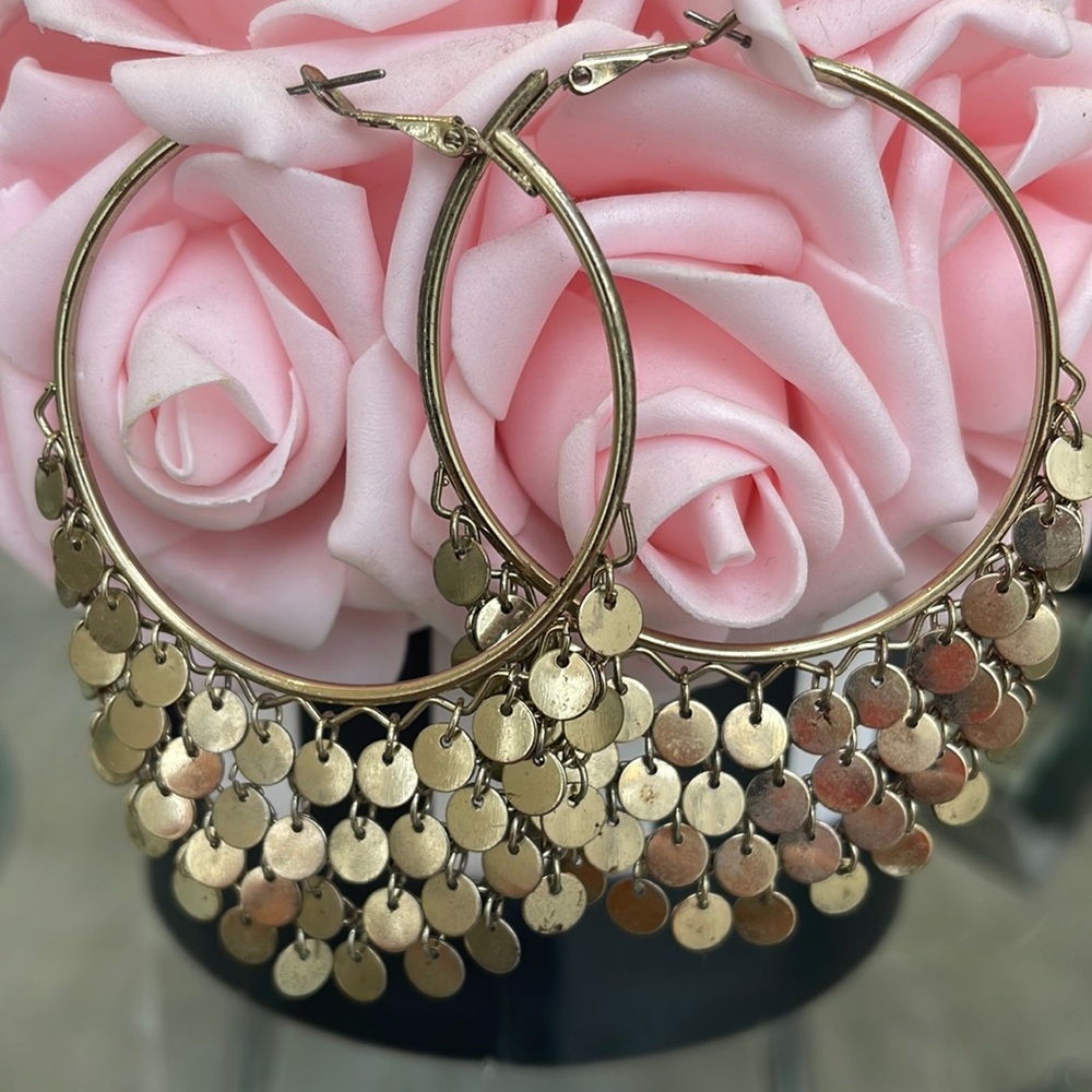Gold earrings by viviglam 🧡🧡🧡